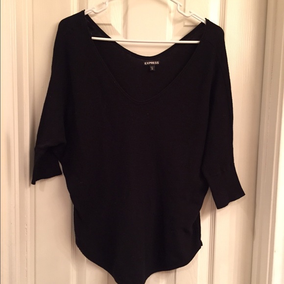 Express knit sweater top M