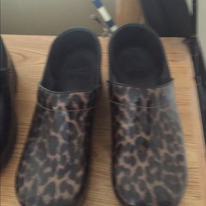 Dansko shoes leopard print