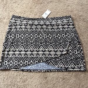 trendy wet seal plus tribal mini skirt.
