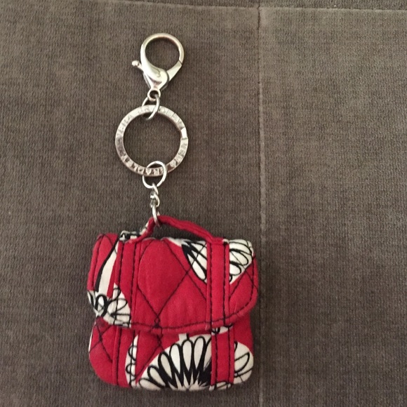 Red Vera Bradley coin purse/key holder