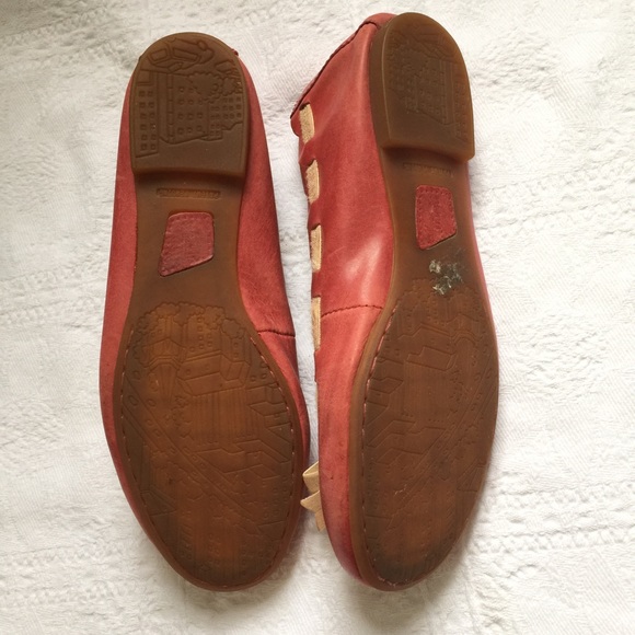 Born salmon  leather flats - Picture 2 of 2