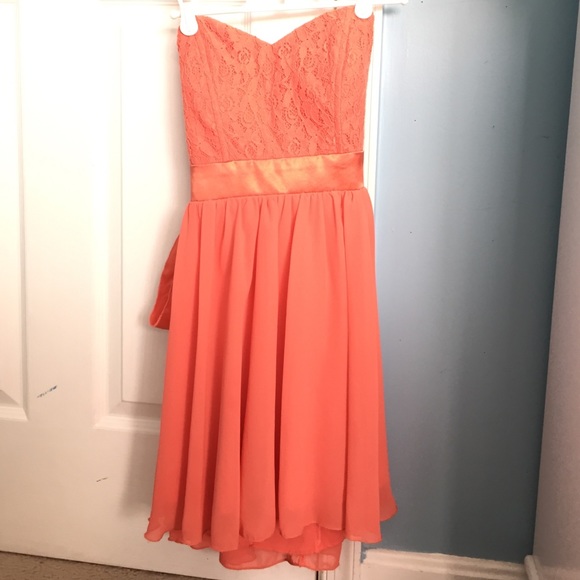 coral dress