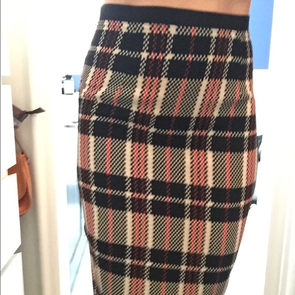 NWT Nasty Gal plaid pencil skirt.