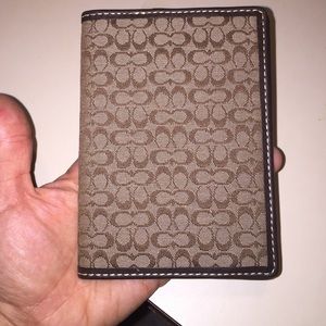Coach Passport cover
