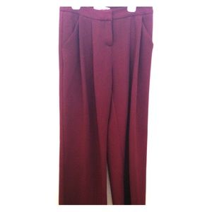 Burgundy pants