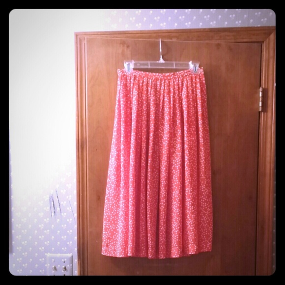 Vintage (?) pleated midi high-waisted skirt - Picture 1 of 3