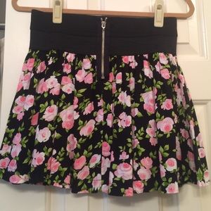 Floral Mini Skirt