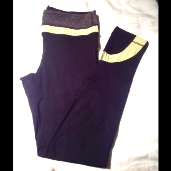 Black & Lime REFLEX Workout Pants w/ Zip Pocket