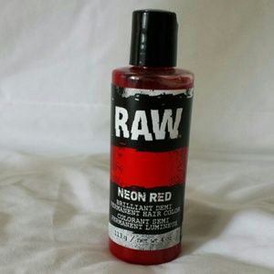 "Raw" Neon Red Hair Dye