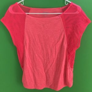 American eagle outfitters Neon pink shirt