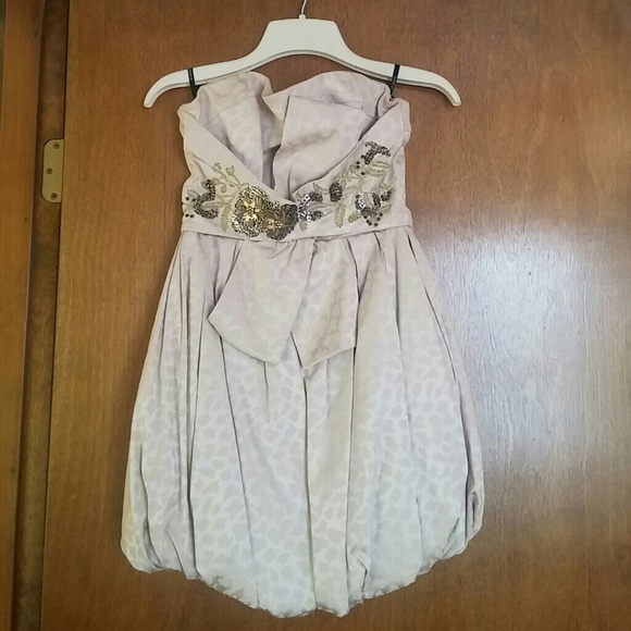 Bebe strapless dress