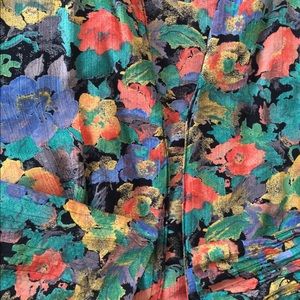 Vintage floral print bolero