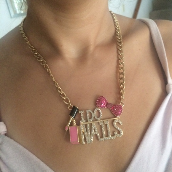 Jewelry I Do Nails Necklace Poshmark