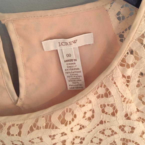 J CREW Lattice Cutout Top - Picture 2 of 3