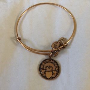 Alex & Ani Gold Irish Bangle