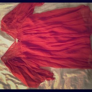 Miguelina chiffon loose top