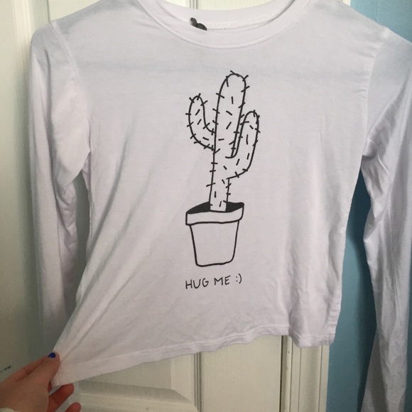 white crop top