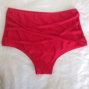 High wasted swim bottoms