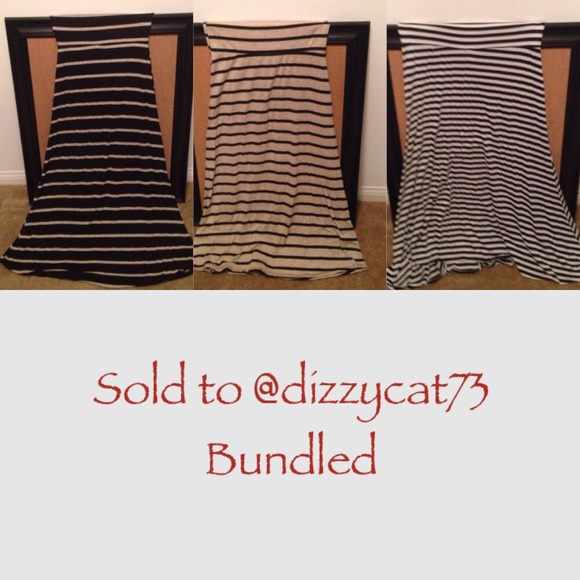 Bundle of 3 maxi skirts