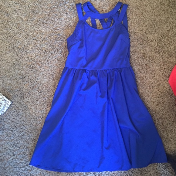 Royal blue dress