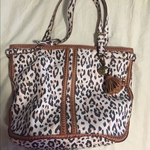 Jessica Simspon Cheetah print handbag
