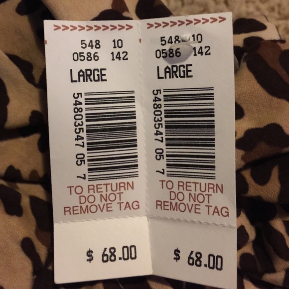 NWT Papillion Blanc top sz L - Picture 2 of 2