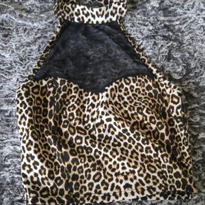 Meshy halter crop top