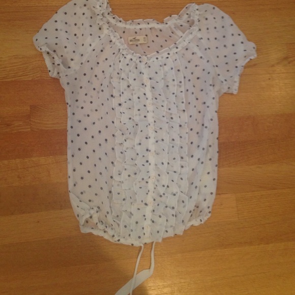 Hollister Polka Dot Blouse