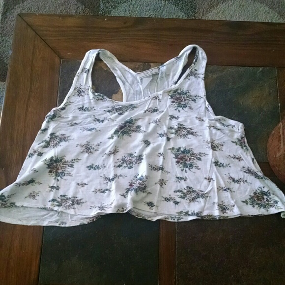 Floral Cropped Tank