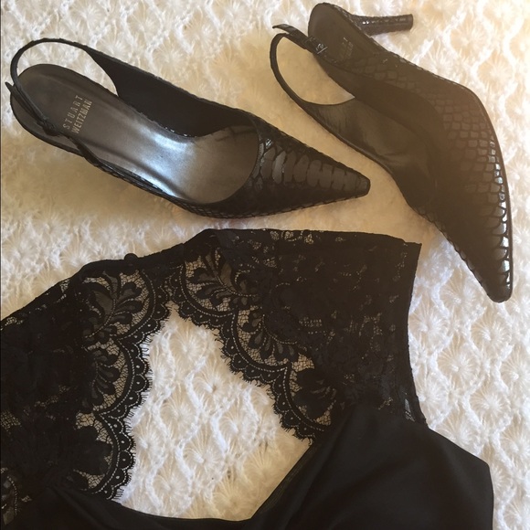 🎉Stuart Weitzman Black slingback