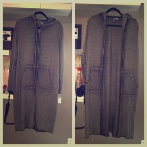 Oversized H&M Zip Cardigan