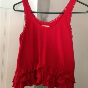 Hollister Ruffled Tank