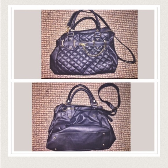 Steve Madden double-sided; gold/black purse