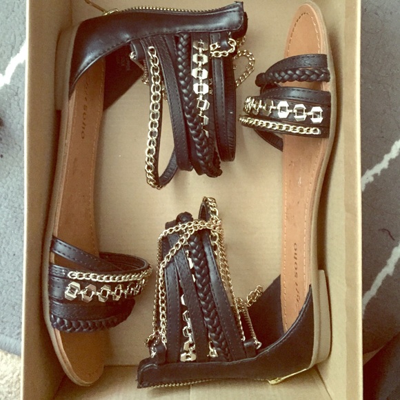 Chained sandals!