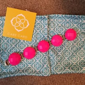 Kendra Scott pink, clasp bracelet