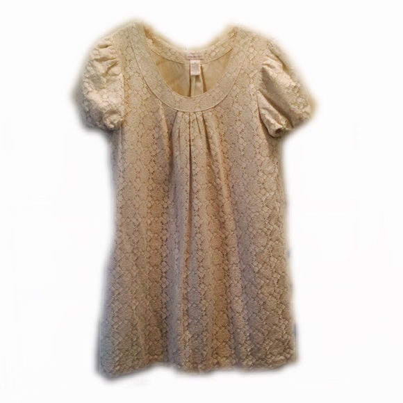 Worthington Dresses & Skirts - Beautiful Vintage Style White & Silver Lace Dress