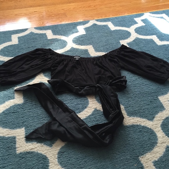 Crop top black