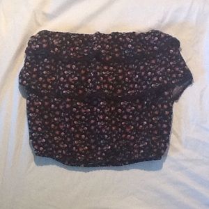 Flower crop top