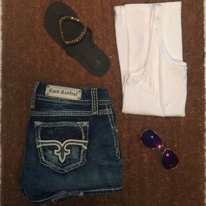 Rock Revival Denim Shorts