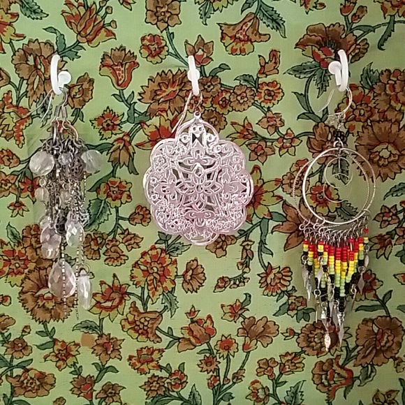 Silver earrings