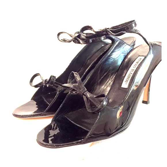 Patent leather Manolo Blahnik sandals