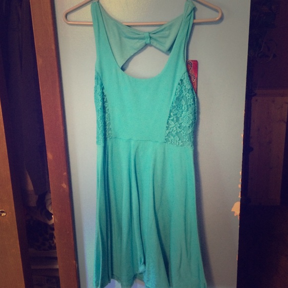 Blue dress