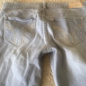 Gray skinny jeans hollister