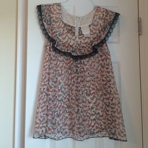 Anna Sui for Anthropologie Sleeveless Top