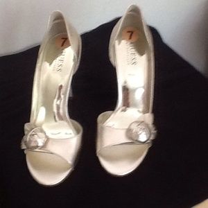 Guess by Marciano gold heels
