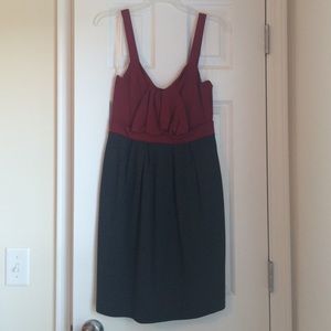 Ella Moss Sleeveless Red/Gray Dress