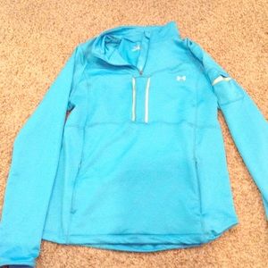 Light blue Under Armour 1/4 zip pullover