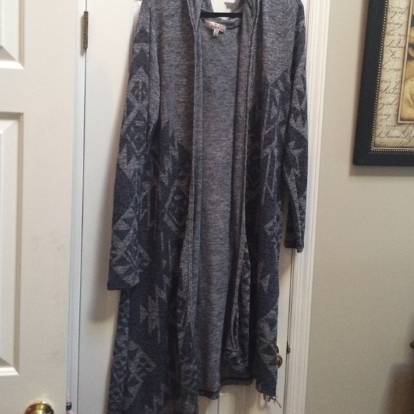 Derek Heart Lightweight Hooded Duster