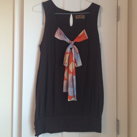 Karen Zambos Vintage Couture Brown Dress