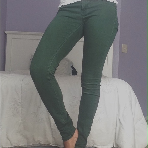 Green jeans